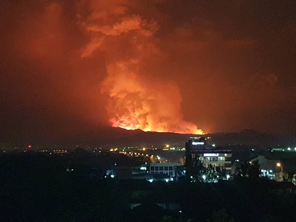 RDC: après l'éruption du volcan Nyiragongo, les habitants de Goma fuient